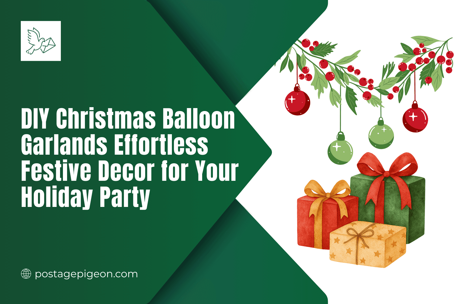 DIY Christmas Balloon Garlands Effortless Festive Decor for Your Holiday Party